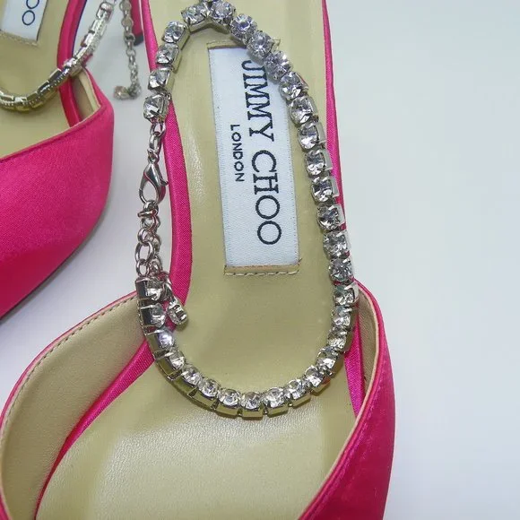 Jimmy Choo Pink Nwot Sz 11 - Picture 2 of 5